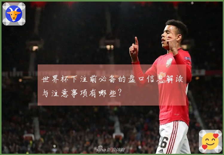 世界杯下注前必备的盘口信息解读与注意事项有哪些？